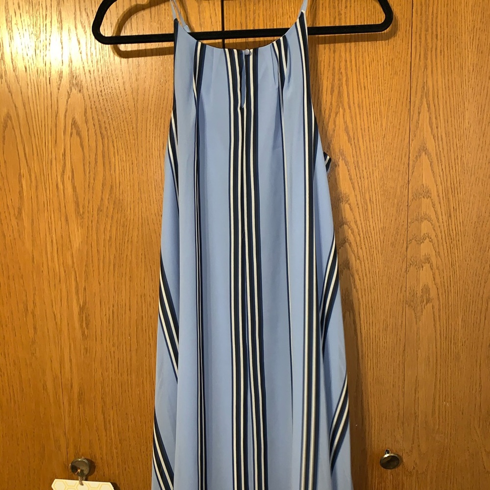 Blue Striped Dress